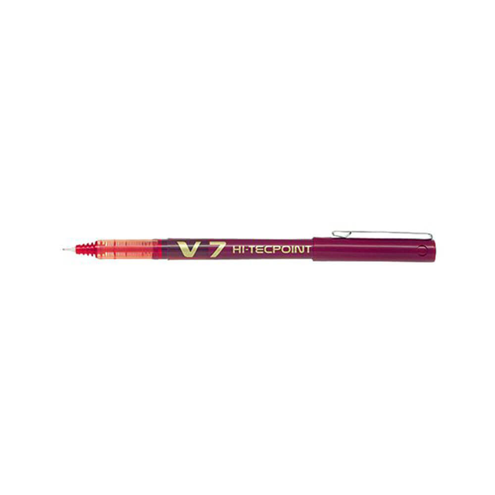 Pilota V7 Hi-Tecpoint Ultra Rollerball Fine Pen 12pcs