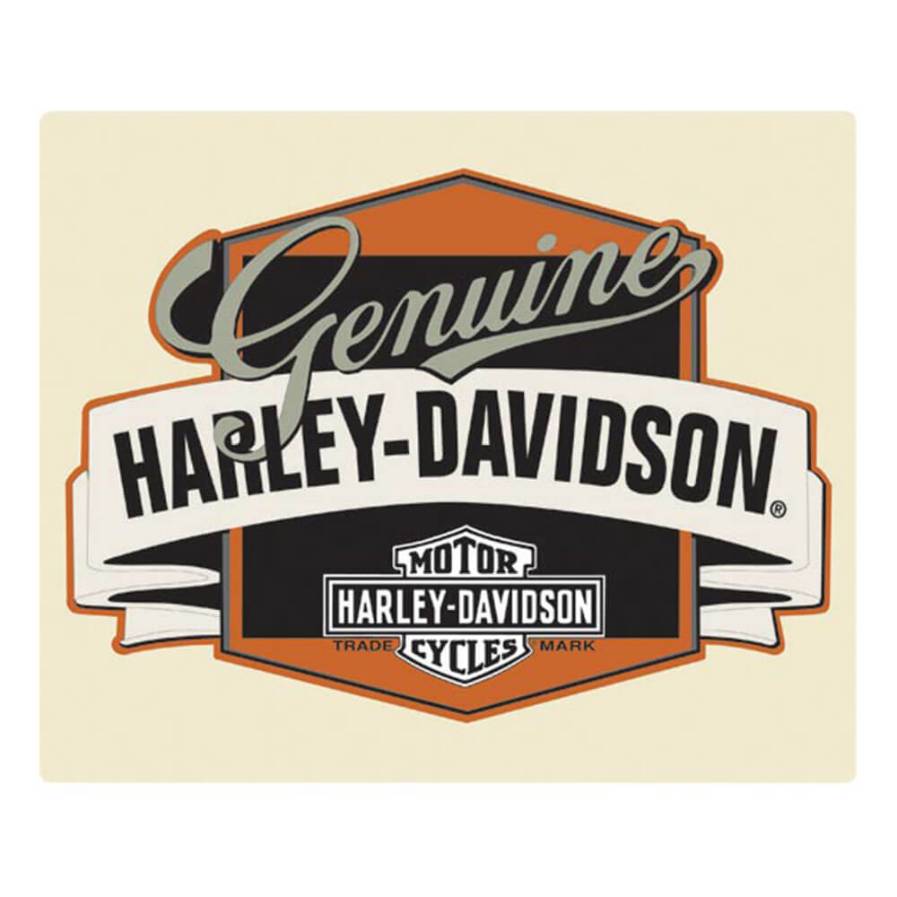 Harley Davidson troquelado de lata en relieve