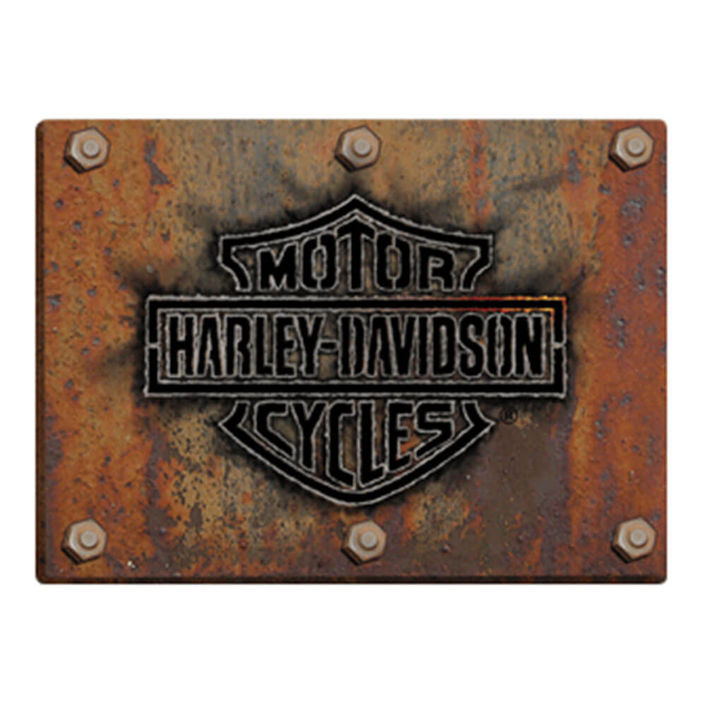 Harley Davidson Die gesneden reliëf tin -bord