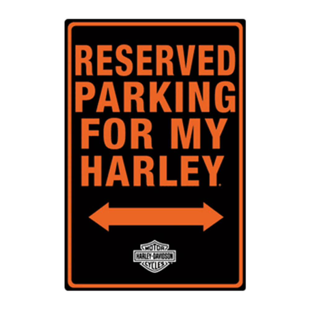 Harley Davidson Die Cut em relevo sinal de lata