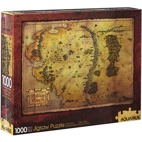 Aquarius The Hobbit Map Puzzle (1000pcs)