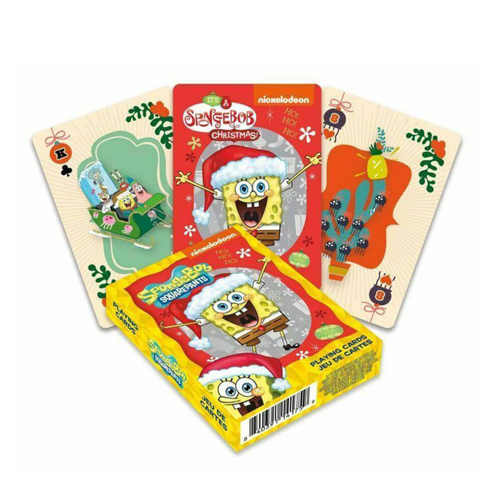 Aquarius Spongebob Christmas Card Game