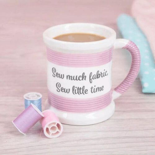 Sew Much Fabric, Sew Little Time Sewing Mug