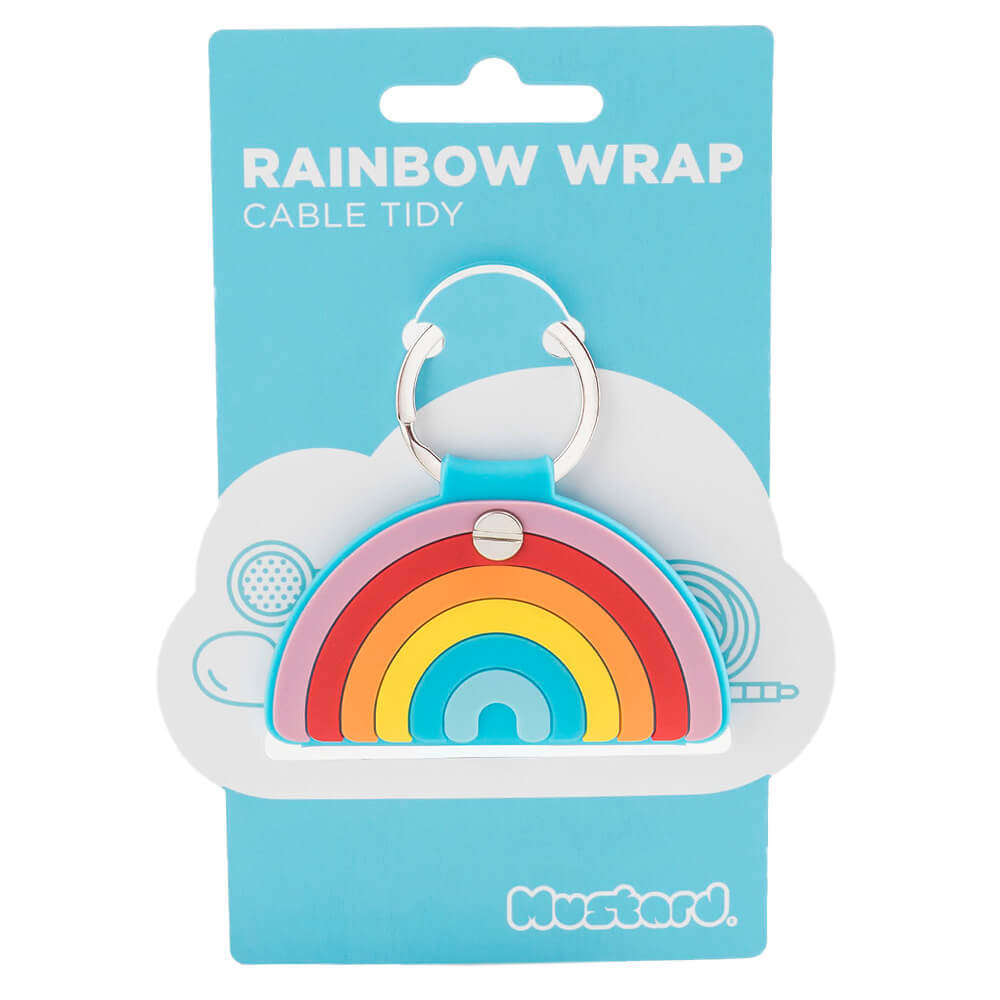 Mustard Rainbow Wrap Cable Tidy